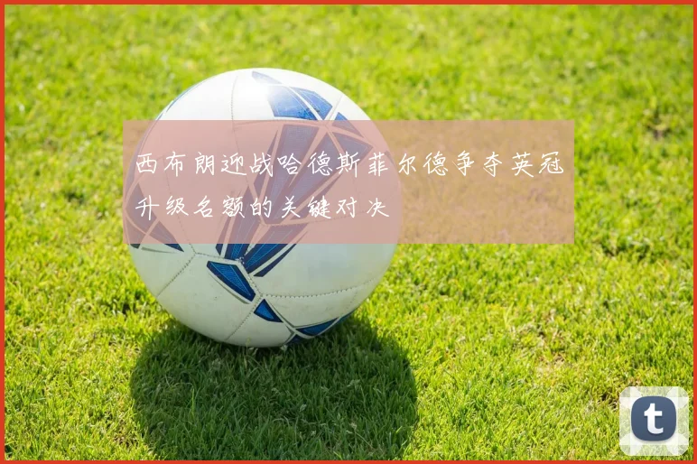 西布朗迎战哈德斯菲尔德争夺英冠升级名额的关键对决